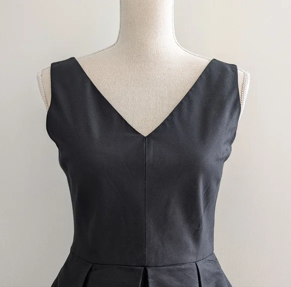 Kate Spade Silk Cotton Pleated Hem Dress - Picture 5 of 16